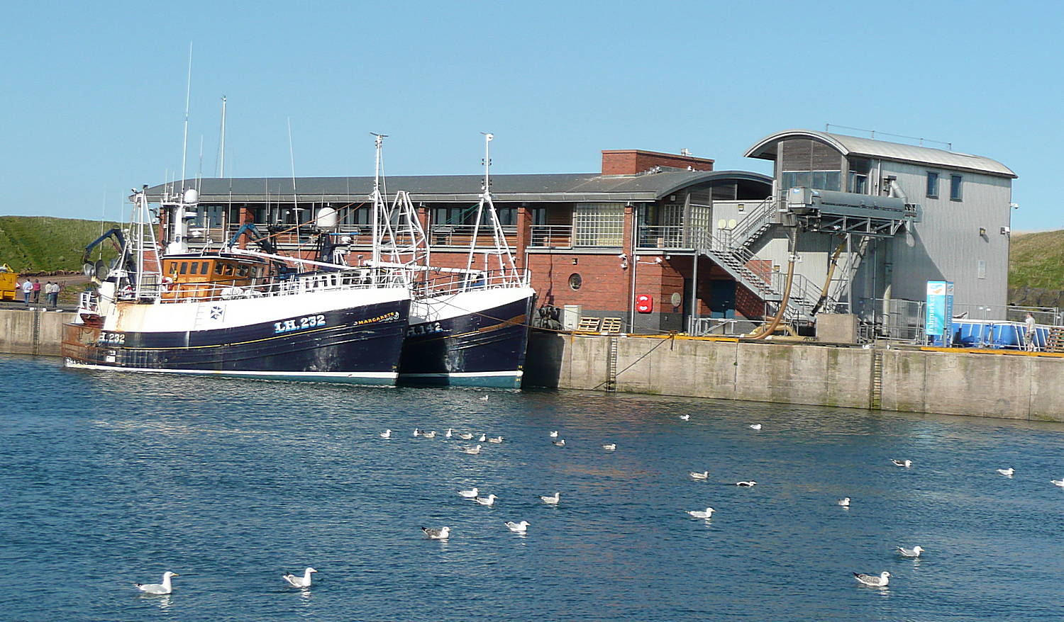 Trawlers in Eyemouth Harbour